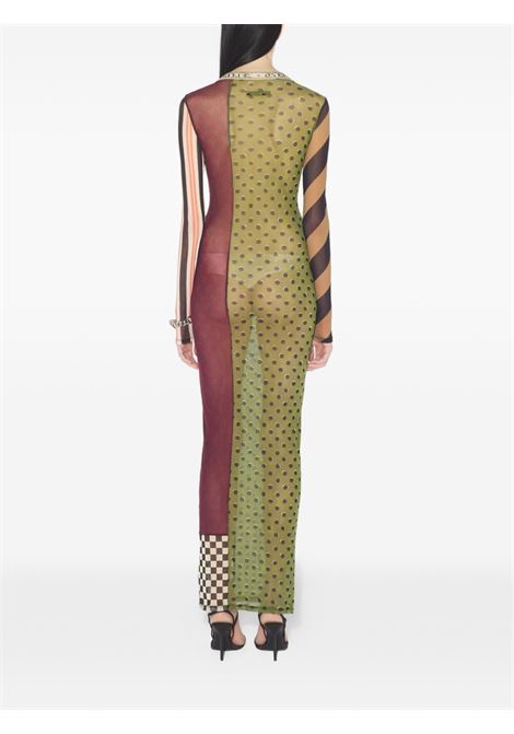 patchwork long dfess woman multicolor JEAN PAUL GAULTIER | 26/01-W-DR115-M015P90